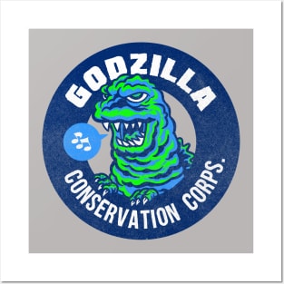 Godzilla Conservation Corps. Posters and Art